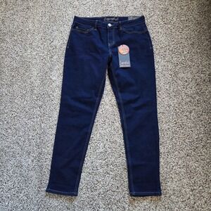 Copperflash Curvy Ankle Skinny Jeans Indigo Blue Booty Lift Womens Size 10 NWT